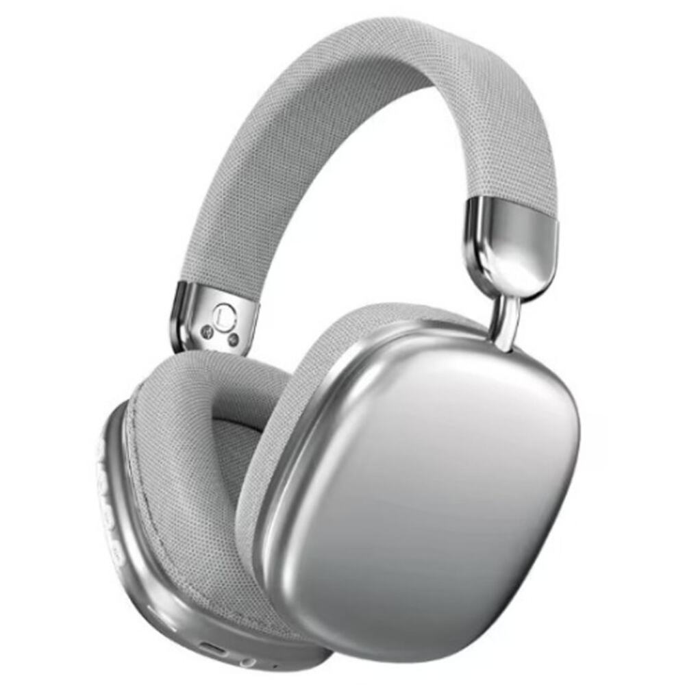 BRAND NEW ~ Silver Wireless Gaming Dig Smart Call Soundproof Adjustable Headset